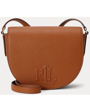 Ralph Lauren Leather Medium Witley Crossbody - Brown