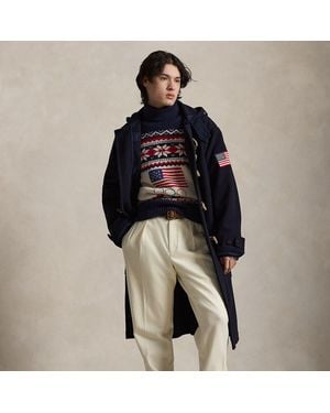 Ralph Lauren Team Usa Flagbearer Toggle Coat - Blue
