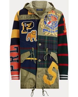 Polo Ralph Lauren Patchwork Marsh Coat - Blue