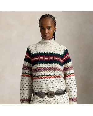 Polo Ralph Lauren Rollkragenpullover Mit Fair-Isle-Muster - Grau