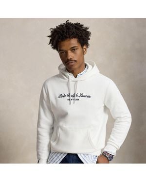 Polo Ralph Lauren Logo Fleece Hoodie - White