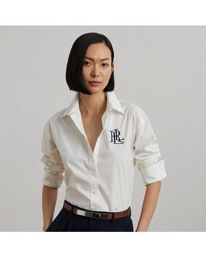 Ralph Lauren Relaxed Fit Stretch Cotton Shirt - White