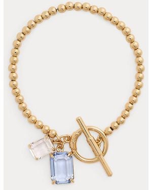 Ralph Lauren Flex-Armband Mit Vergoldeten Perlen - Mettallic