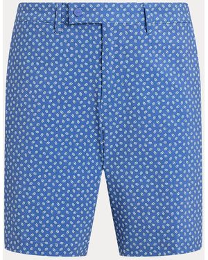 Ralph Lauren Short Motif Stretch Tailored Fit 23 Cm - Bleu