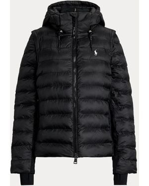 Ralph Lauren Wandelbare Steppjacke - Schwarz