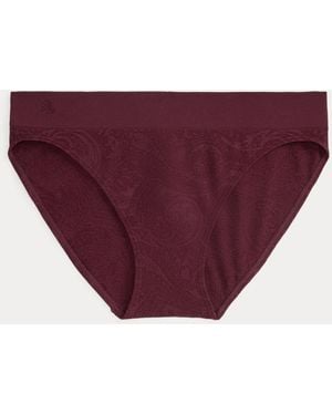 Ralph Lauren Slip bikini in jersey motivo cashmere - Viola