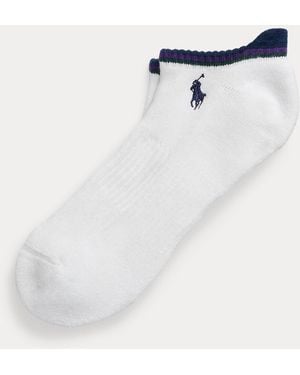 Polo Ralph Lauren Calcetines Tobilleros De Wimbledon - Blanco