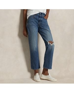 Polo Ralph Lauren Relaxed Straight Crop Jean - Blue
