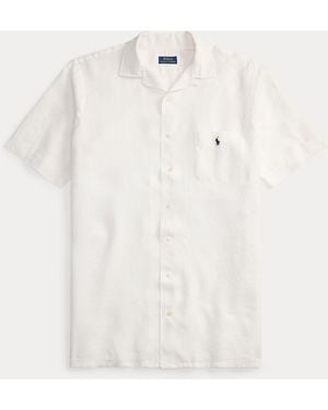 Polo Ralph Lauren Linen Camp Shirt - White