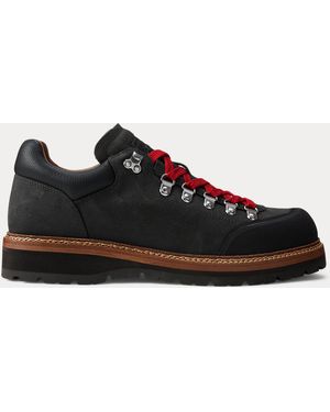 Ralph Lauren Alpine Low Suede Trail Boot - Black