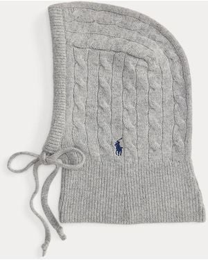 Polo Ralph Lauren Capucha De Lana Y Cachemira - Gris