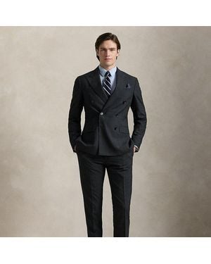 Polo Ralph Lauren Polo Tailored Glen Plaid Wool Suit - Black