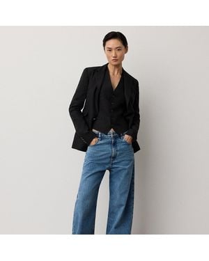 Ralph Lauren Jaiden Linen Waistcoat - Black