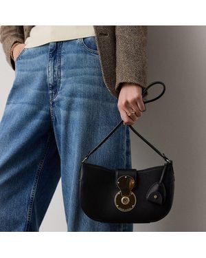 Ralph Lauren Ricky Calfskin Small Shoulder Bag - Blue