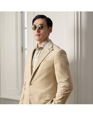 Ralph Lauren Kent Hand-Tailored Corduroy Suit Jacket - Natural