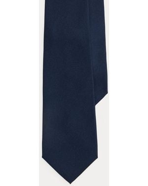 Ralph Lauren Cashmere-Silk Tie - Blue