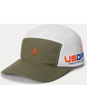 Ralph Lauren Us Open Mesh-Paneled Cap - Green