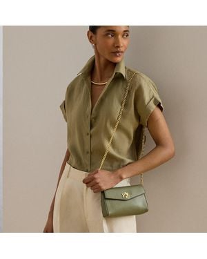 Ralph Lauren Nappaleren Crossbodytas Met Polsbandje - Groen