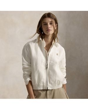 Polo Ralph Lauren Linen Windbreaker - Natural