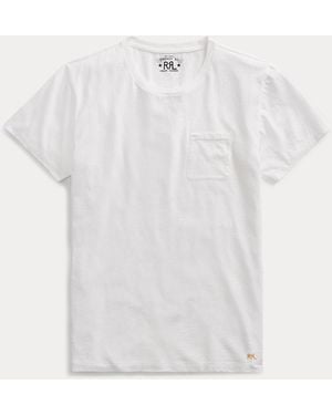 RRL Jersey Pocket T-Shirt - White