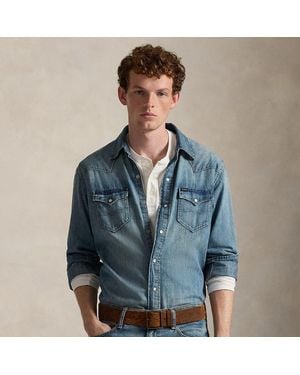 Polo Ralph Lauren Classic Fit Western Shirt - Blue