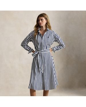 Polo Ralph Lauren Cotton Dress With Belt - Blue