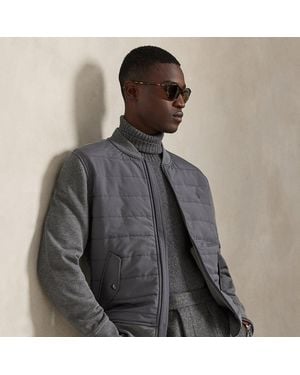 Ralph Lauren Hybrid Bomber Jacket - Grey