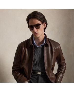 Polo Ralph Lauren Lambskin Leather Jacket - Brown