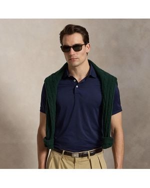 Ralph Lauren Tailored Fit Performance Polo Shirt - Blue