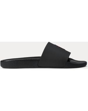 Polo Ralph Lauren Signature Pony Slide - Black