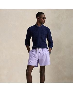 Ralph Lauren 5.75-Inch Traveler Classic Swim Trunk - Blue