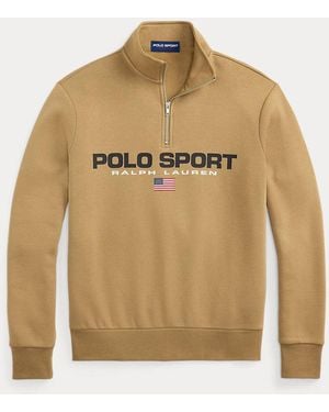 Polo Ralph Lauren Fleece Polo Sport Sweatshirt - Naturel