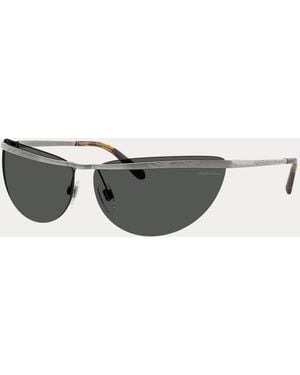 Ralph Lauren Western Cat-Eye Shield Sunglasses - Grey