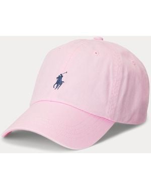 Polo Ralph Lauren The Iconic Cotton Chino Ball Cap - White