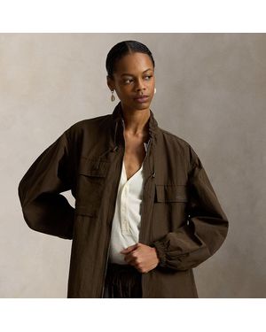 Polo Ralph Lauren Oversize Utility Windbreaker - Brown