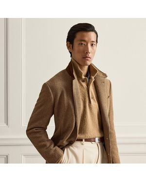 Ralph Lauren Glenn Hand-Tailored Tick-Weave Jacket - Brown