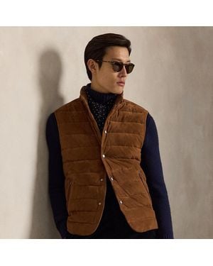 Polo Ralph Lauren Die Wildlederweste Stanwood - Braun
