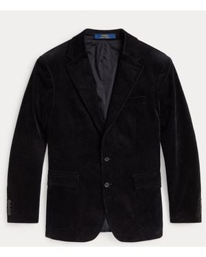 Polo Ralph Lauren Giacca Polo in velluto Modern-Fit - Nero