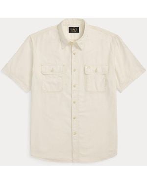 RRL Selvedge-Detailed Woven Workshirt - Natural