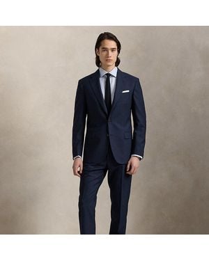 Polo Ralph Lauren Polo Tailored Lichtgewicht Kostuum Wol - Blauw