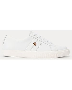Ralph Lauren Ralph Lauren Janson Ii Action Leather Sneaker - White