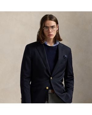 Polo Ralph Lauren The Iconic Doeskin Two-button Blazer - Blue