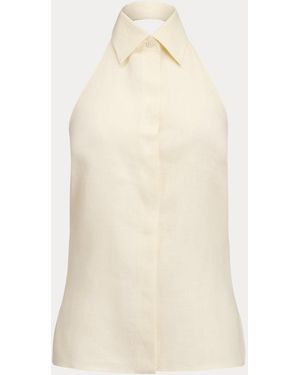 Ralph Lauren Eldred Linen Top - Natural