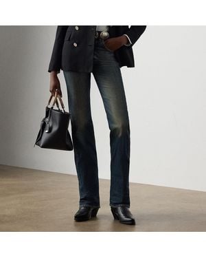Ralph Lauren Jeans Kaida Relaxed Bootcut - Negro