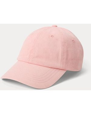 Ralph Lauren Mineral-Dyed Twill Ball Cap - Pink
