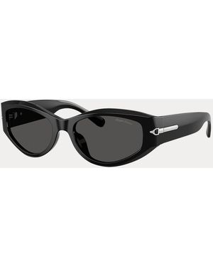 Ralph Lauren Gafas De Sol Stirrup Ojos De Gato - Negro