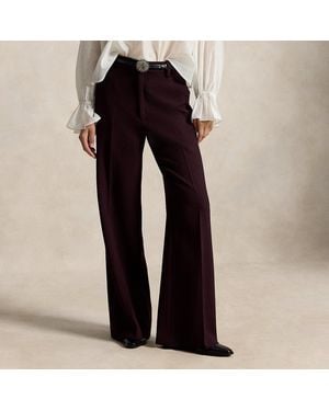 Ralph Lauren Beaton Wool Crepe Pant - Black