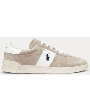 Polo Ralph Lauren Heritage Aera Low-Top Trainers - Natural