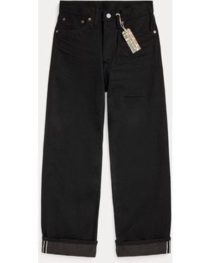 RRL Jeans De Orillo Negros High Boy Fit