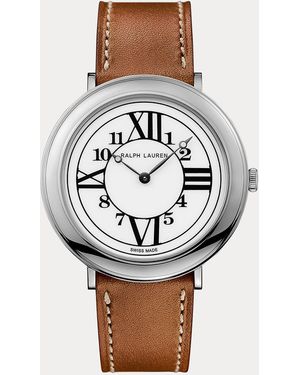 Ralph Lauren 32 Mm Steel - White